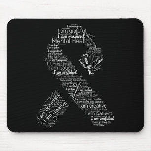 Mousepad Fita Verde de Sensibilização para a Saúde em maio