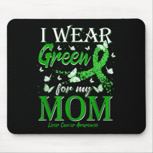 Mousepad Fita Verde Eu Visto Verde Para O Meu Câncer de fig