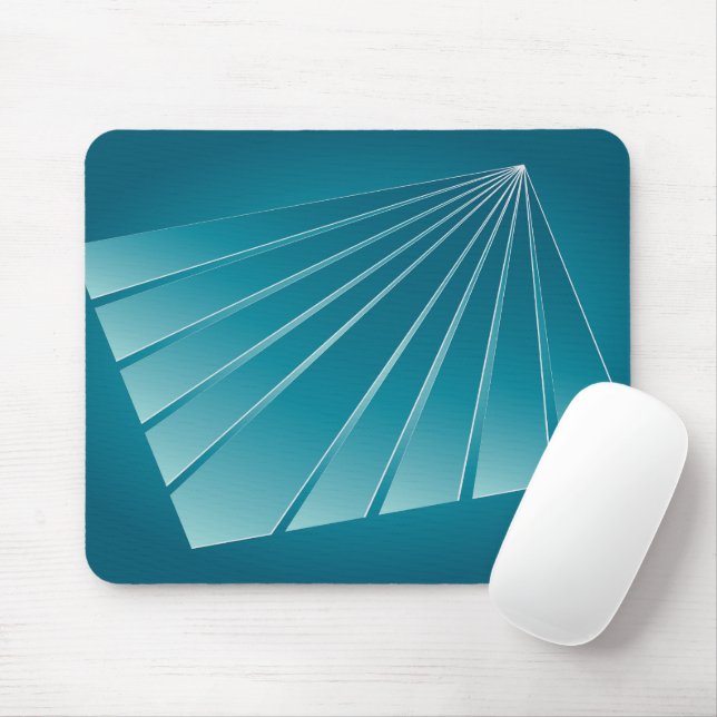 Mousepad Fitas de turquesa (Com mouse)