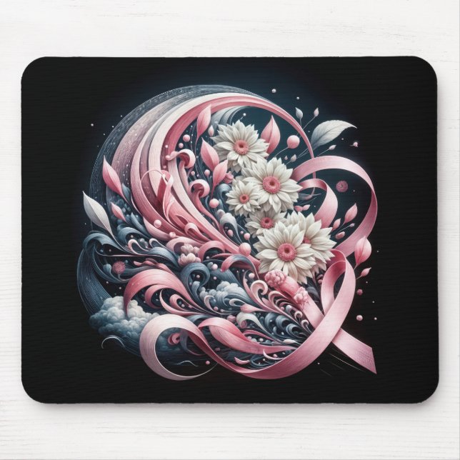 Mousepad Fitas e Visitas Rosa (Frente)