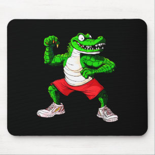 Mousepad Fitness Feminino Crocodile V-neck
