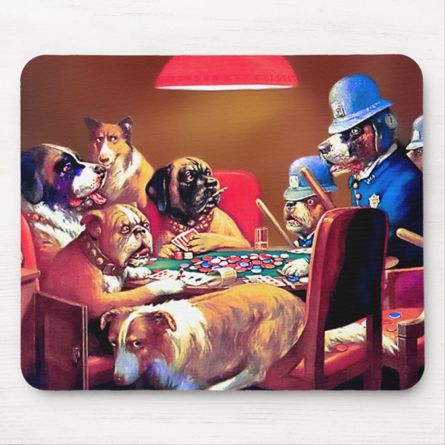 Mousepad Fixado com Quatro Aces (Frente)