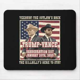 Mousepad Fizemos O Outlaw E O Vance HillBilly Trump