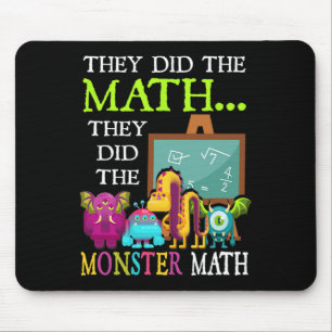 Mousepad Fizeram A Matemática Que Fizeram Com O Monstro Da