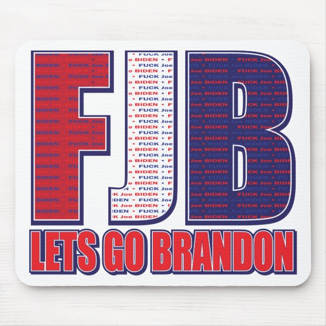 Mousepad FJB — Lets-Go-Brandon (Frente)