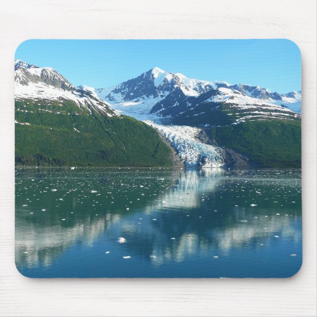 Mousepad Fjord da Faculdade I Fotografia de bela Alasca (Frente)