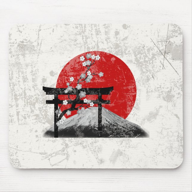 Mousepad Flag e Symbols of Japan ID153 (Frente)