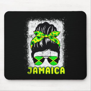 Mousepad Flag Sungles Black Woman Melanin Queen Afro