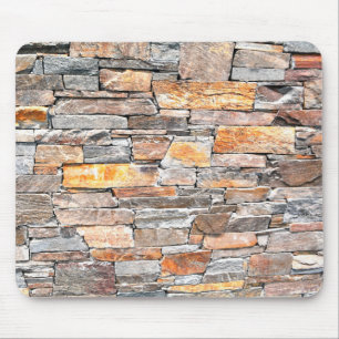 Mousepad Flagstone padrão natural de pedra tijolos
