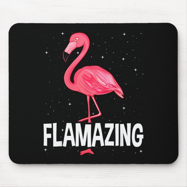 Mousepad Flamazing Nk Flamingo Novelty Flamingo Lover Funny (Frente)