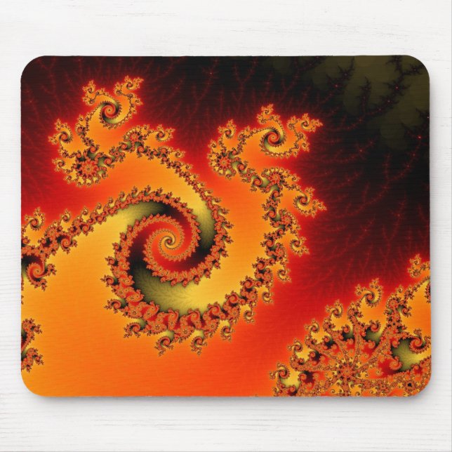 Mousepad Flame Triple Twirl Base para Mouse (Frente)