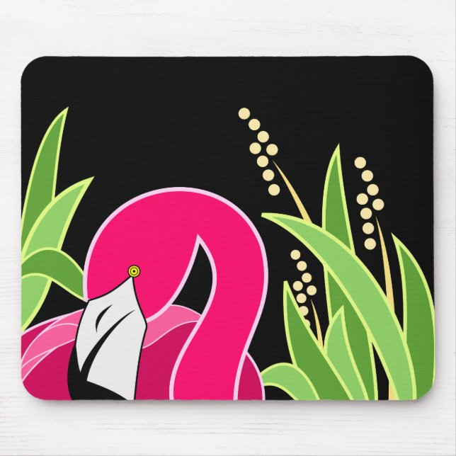 Mousepad Flamingo Abstrato (Frente)