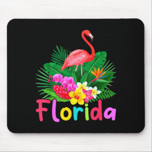 Mousepad Flamingo da Flórida Planta Tropical Férias de Verã