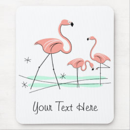 Mousepad Flamingo Ocean Trio 2 "Text"