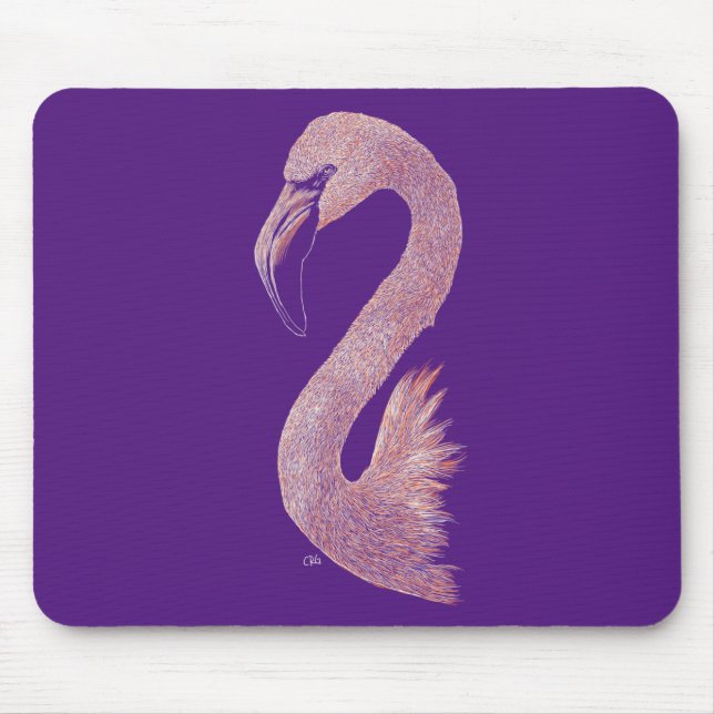 Mousepad Flamingo Rosa (Frente)