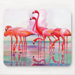 Mousepad Flamingos cor-de-rosa por Francis Lee Jacques