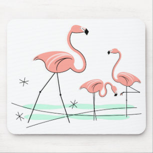 Mousepad Flamingos Trio 2