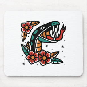 Mousepad Flash Tradicional de Tatuagem Americana da Antiga