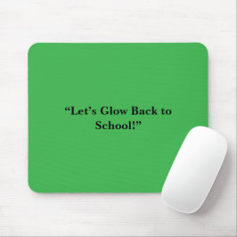Mousepad Flat Neon Green Background – School Texture