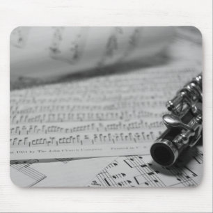 Mousepad Flautim e tapete do rato da partitura