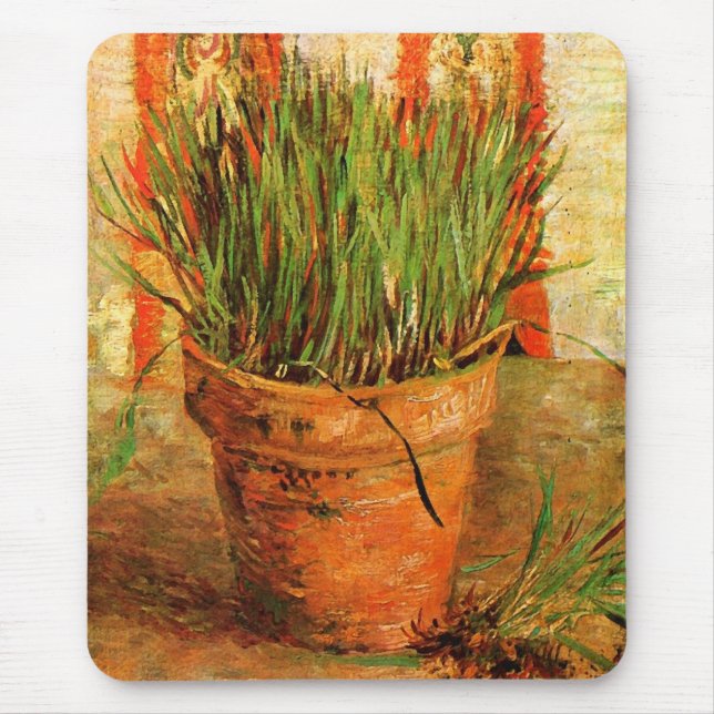 Mousepad Flautista com Chives (F337) Van Gogh Fine Art (Frente)