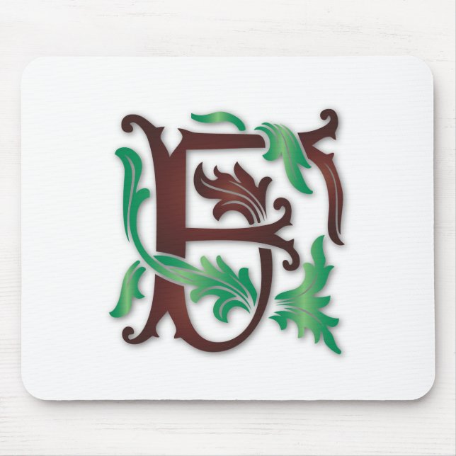 Mousepad Fleur-de-lis F Monograma (Frente)