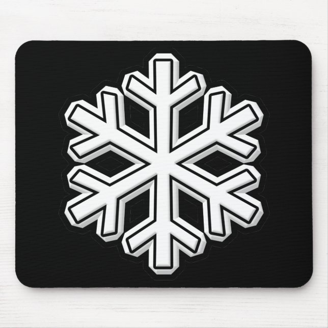Mousepad Floco de neve (Frente)