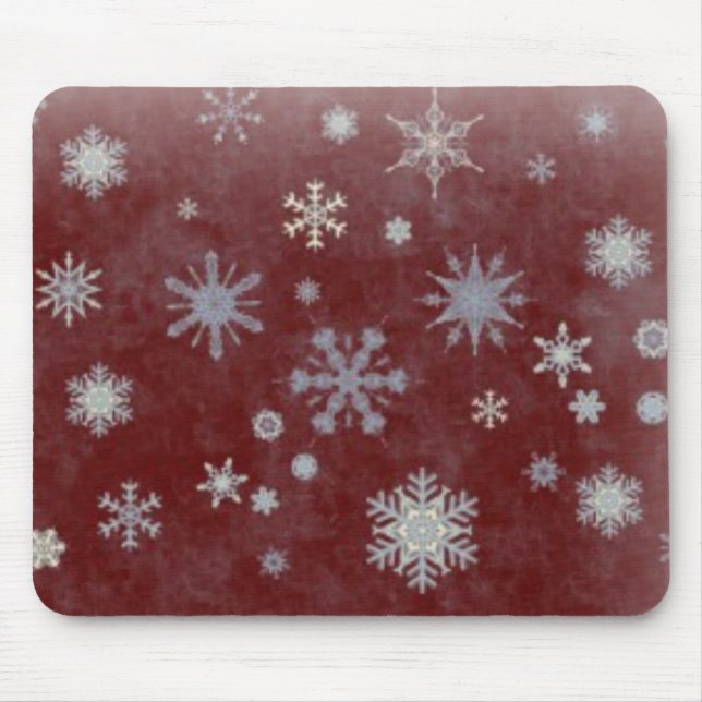 Mousepad Floco de neve congelado (Frente)