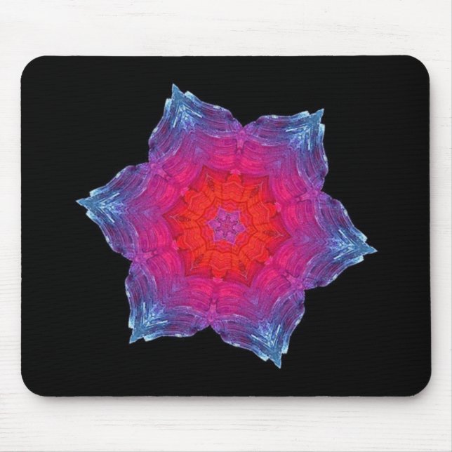 Mousepad Floco de neve de néon (Frente)