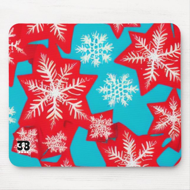 Mousepad Flocos de neve (Frente)