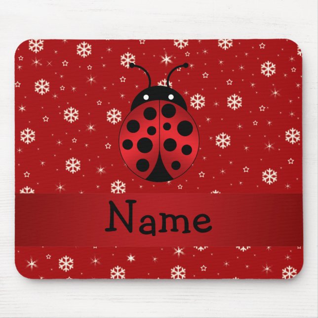 Mousepad Flocos de neve conhecidos personalizados do (Frente)