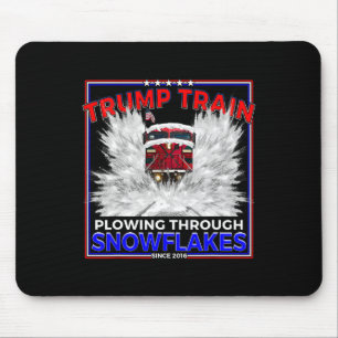 Mousepad Flocos De Neve Para O Presidente Trump! Comboio Ma