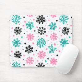 Mousepad Flocos de neve retrô