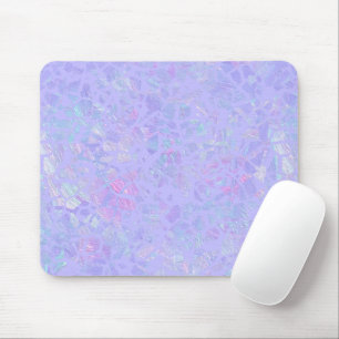 Mousepad Flocos de púrpura e multicores