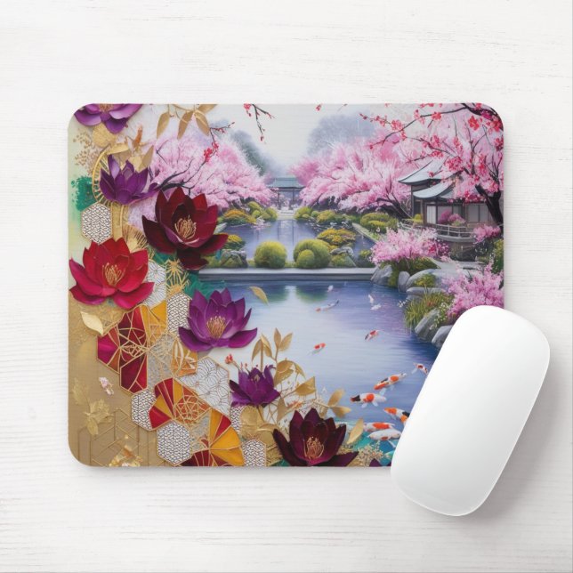 MOUSEPAD FLOR (Com mouse)