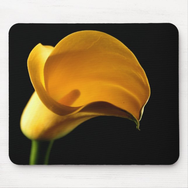 Mousepad Flor Bonito Floral Amarelo (Frente)