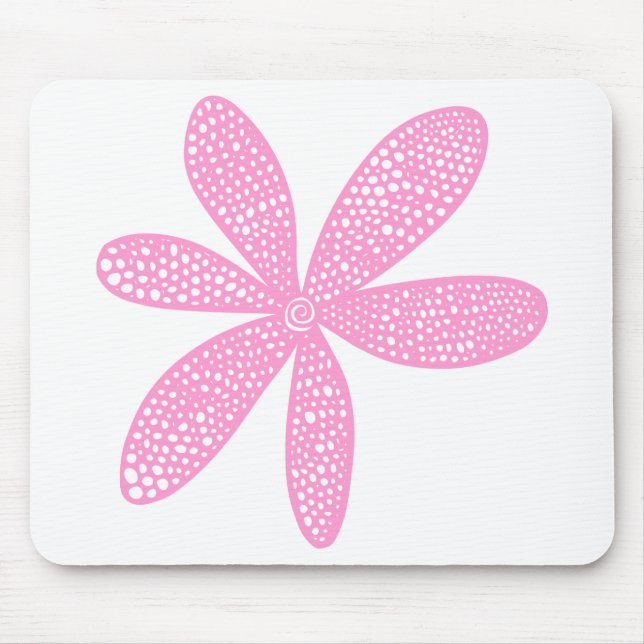 Mousepad Flor bonito - Rosa (Frente)