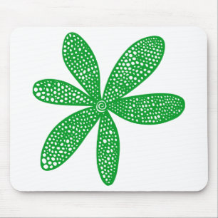 Mousepad Flor bonito - verde de grama