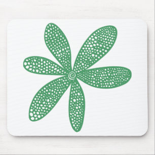Mousepad Flor bonito - Verde do Exército