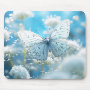 Mousepad Flor-Borboleta Natureza Serena Tranquil