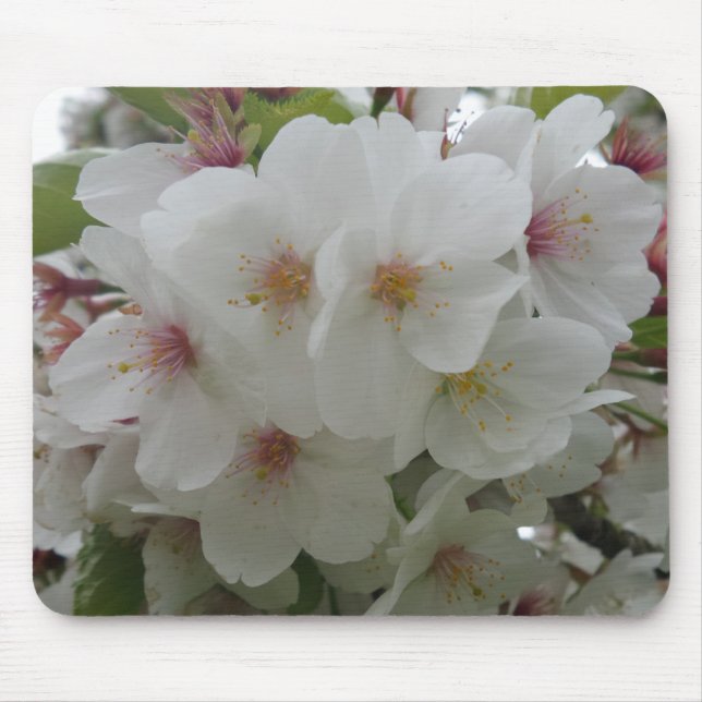 Mousepad Flor Branco (Frente)