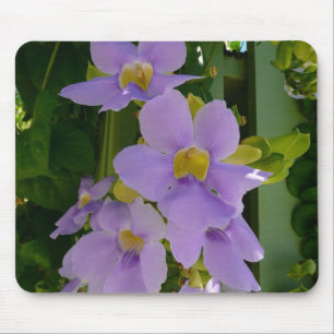 Mousepad Flor Céu Vinha Tropical Roxo Floral