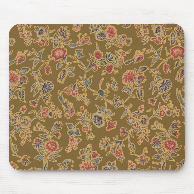 Mousepad Flor Clássico Chintz Bonito Soft Floral Design (Frente)