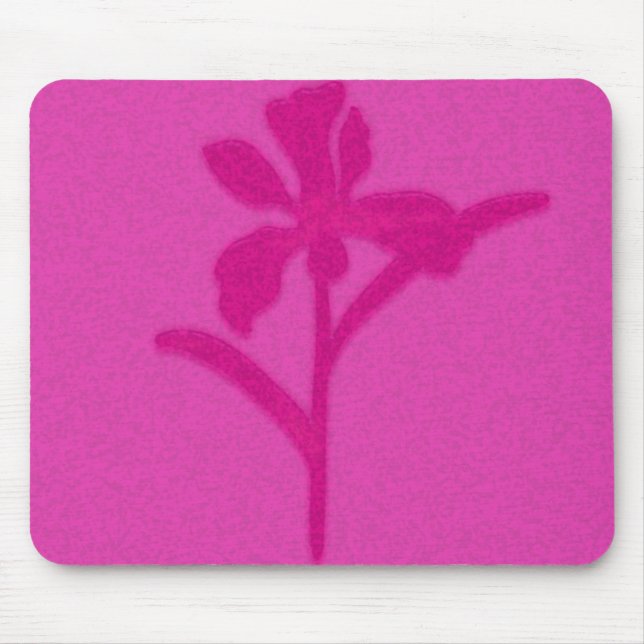 Mousepad flor cor-de-rosa (Frente)
