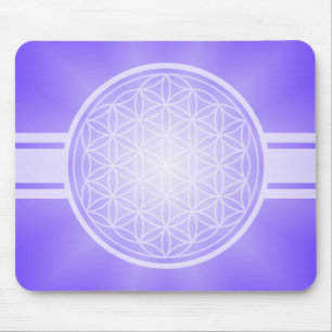 Mousepad Flor da Vida / Blume des Lebens - transpa branca.