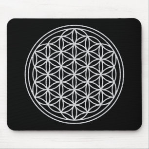 Mousepad FLOR DA VIDA - branco