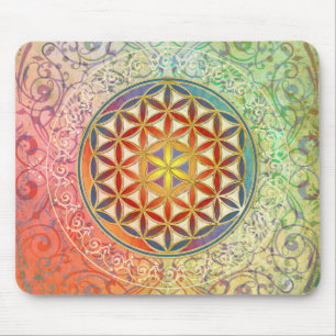 Mousepad Flor da vida - ornamento mim