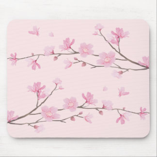Mousepad Flor de Cereja - Rosa