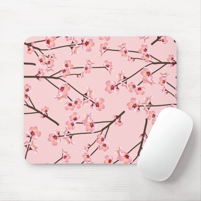 Mousepad Flor de Cerejeira (Com mouse)