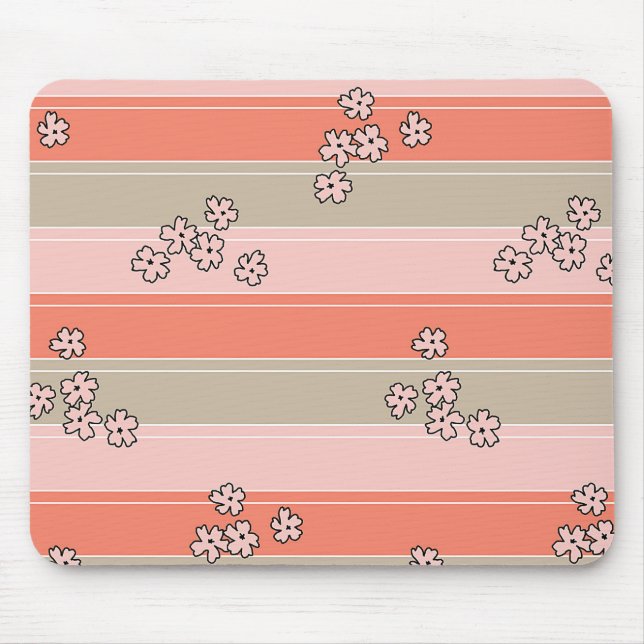 Mousepad Flor de cerejeira japonesa (Frente)